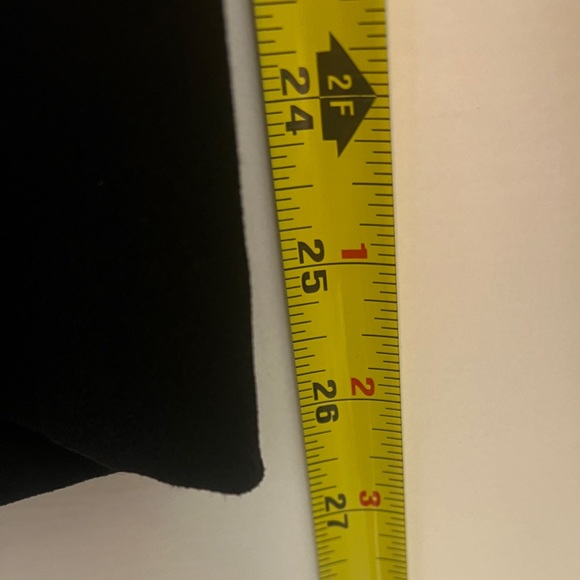 Black tuxedo pants with elastic waist by Express, size small - Picture 7 of 8